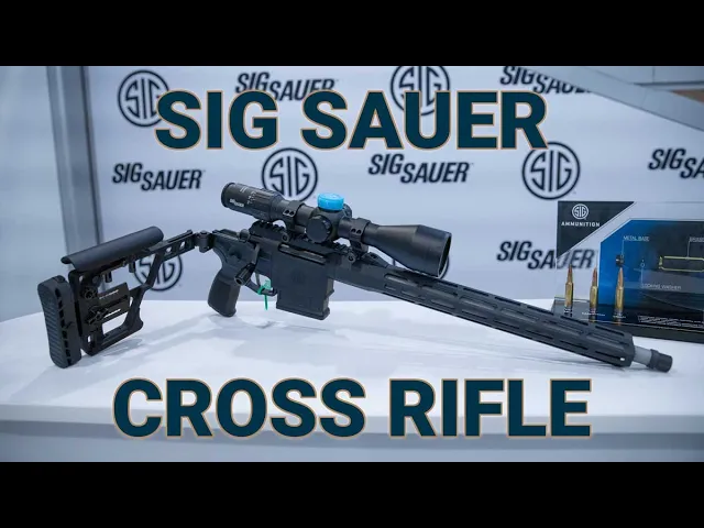 sig cross rifle at shot